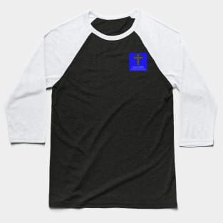 Sacred Intersections Small Logo Baseball T-Shirt